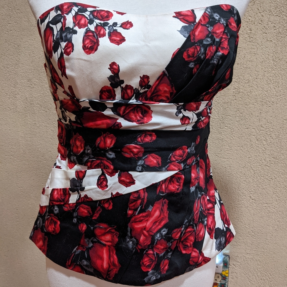 White House Black Market corset top